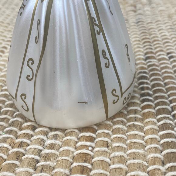 Vtg De Carlini Soffieria Italian blown glass Ornament Blonde 5.5" - Picture 12 of 13